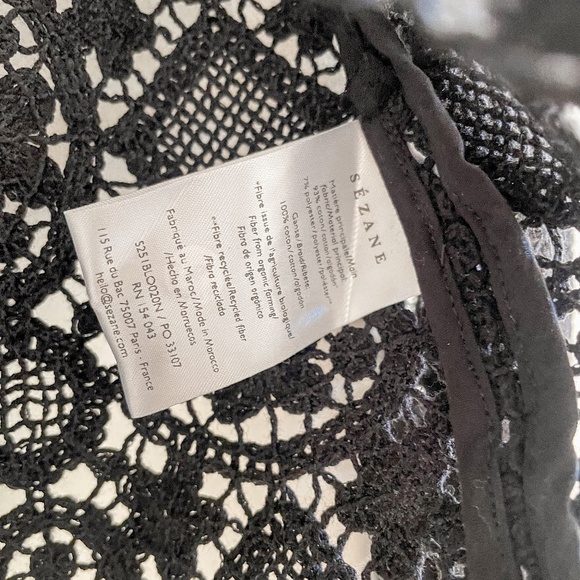 Sezane Alvere Blouse in Black 2 (FR 34) NWOT - Picture 9 of 10